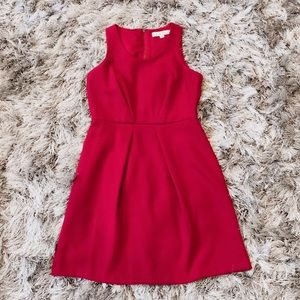 Ann Taylor Loft Red A Line Dress